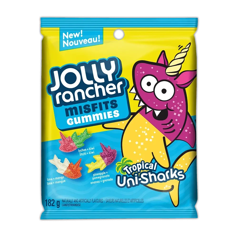 JOLLY RANCHER MISFITS TROPICAL UNI SHARKS 182 GR