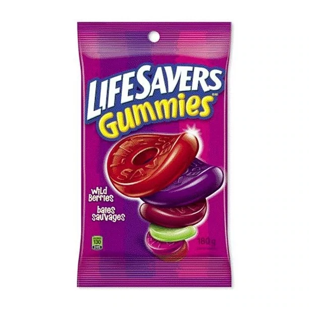 LIFE SAVERS GUMMIES BAIES SAUVAGES 180 GR
