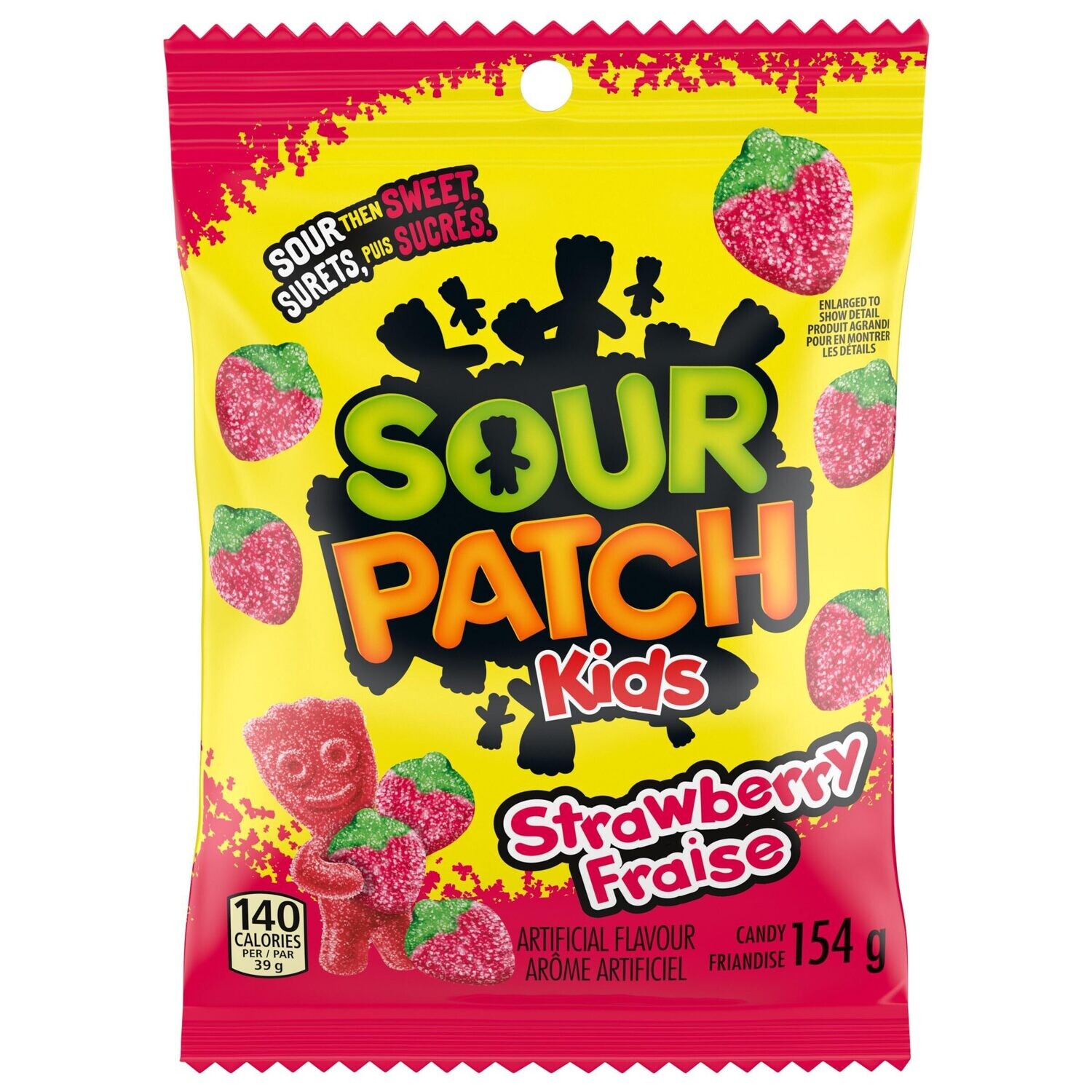 MAYNARDS GELEE SOUR PATCH FRAISE 154 GR
