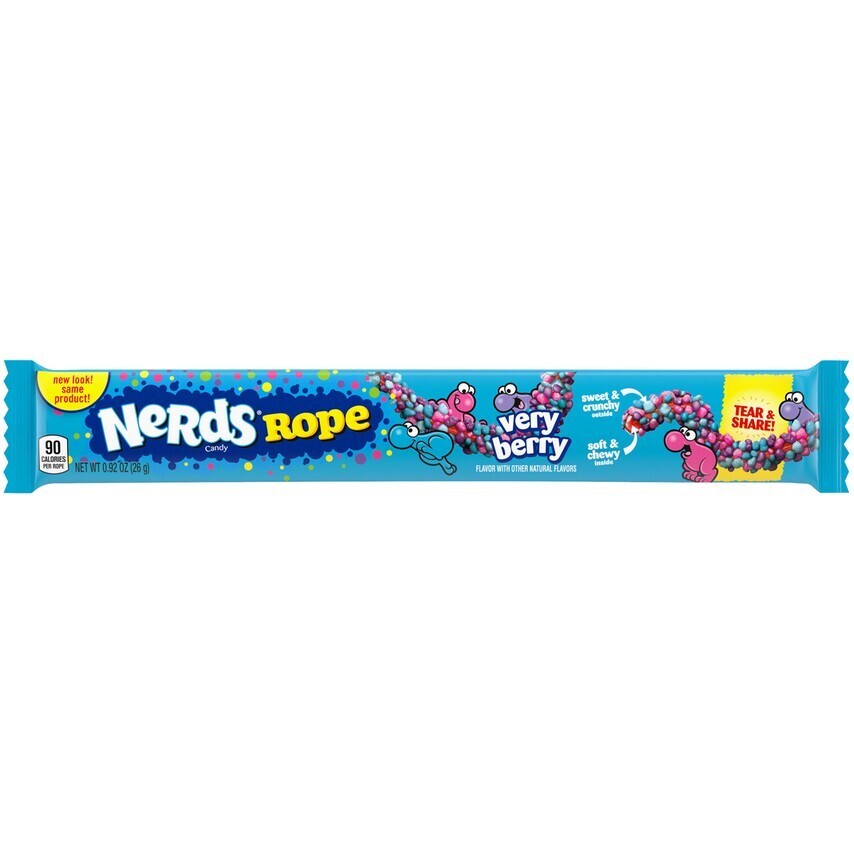 NERDS BONBON ROPE VERY BERRY
