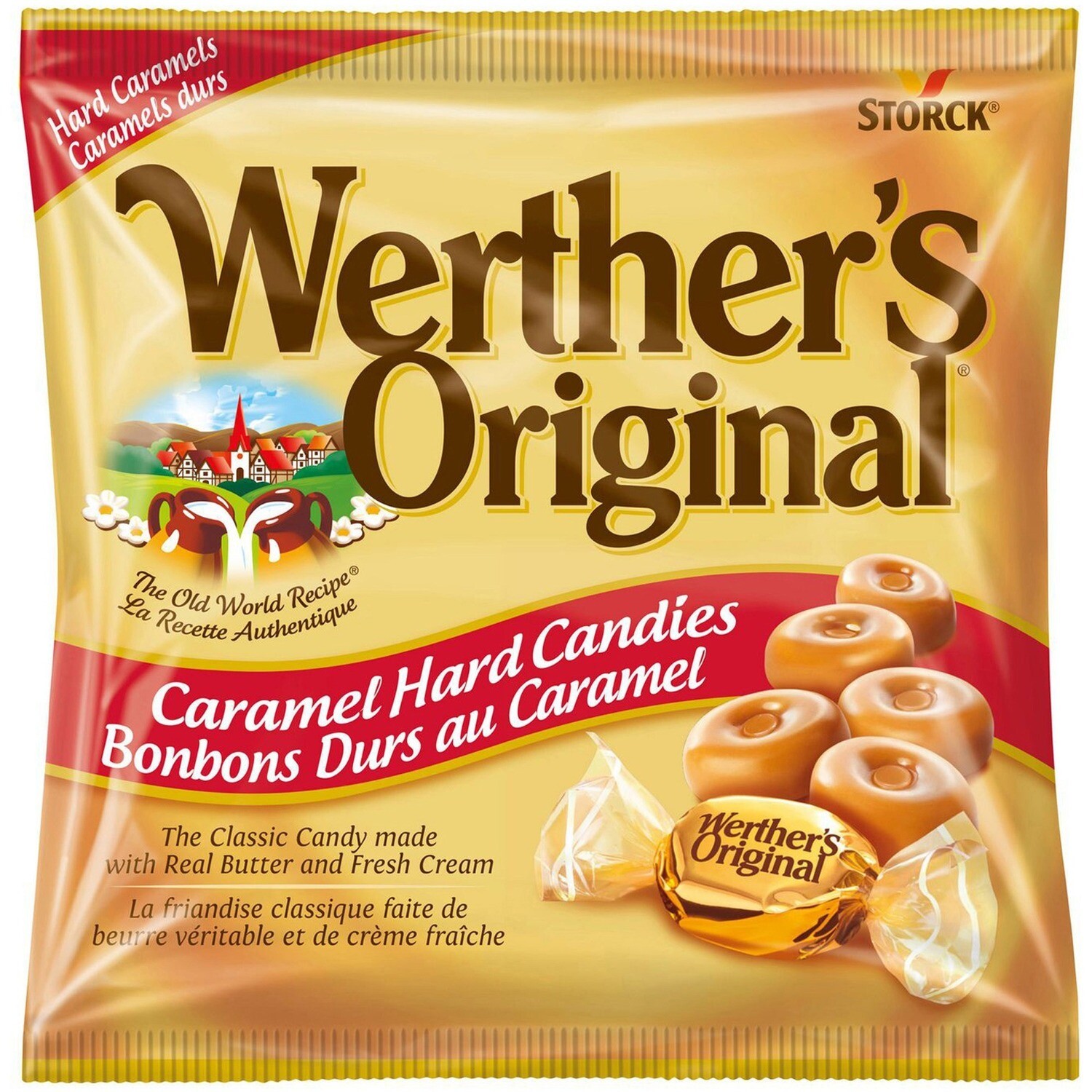 WERTHER&#39;S BEURRE CREME DUR ORIGINAL 135 GR