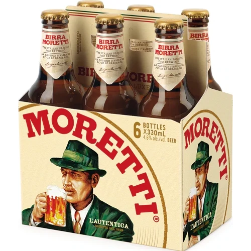 MORETTI 6 BOUTEILLES 330 ML