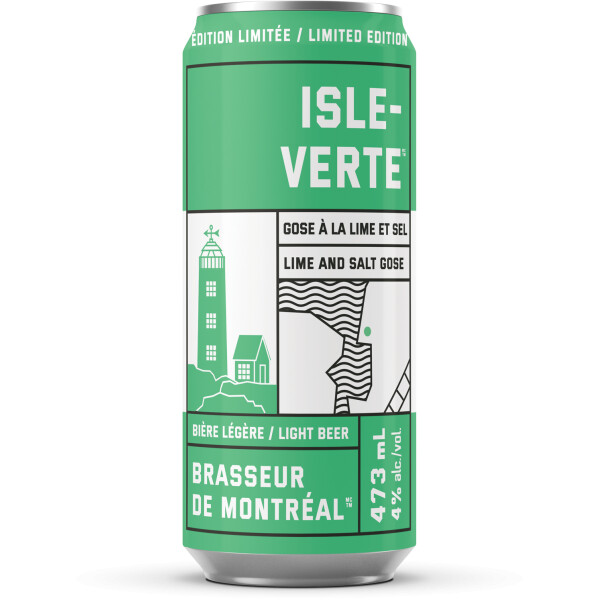 BRASSEUR DE MONTREAL L&#39;ISLE VERTE CANETTE 473 ML