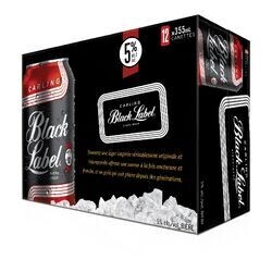 BLACK LABEL 12 CANETTES 355 ML