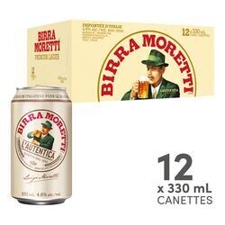 MORETTI 12 CANETTES 355 M