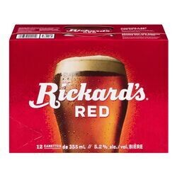 RICKARD&#39;S RED 12 CANETTES 355 ML
