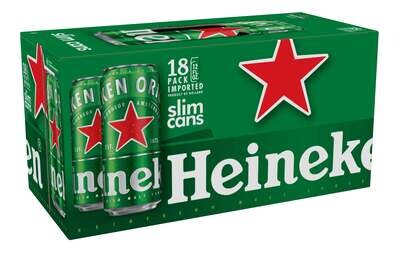 HEINEKEN 18 CANETTES 355 ML