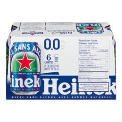HEINEKEN SANS ALCOOL 6 CANETTES 355 ML