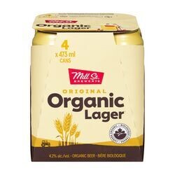 MILL STREET LAGER ORGANIQUE 4 CANETTES 473 ML