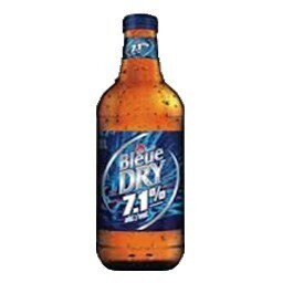 LABATT BLEUE DRY Bière 7.1% ALC, Bleue Dry 1,18 L - bouteille