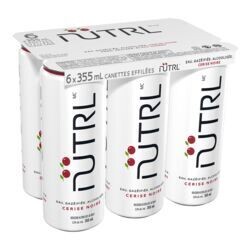 NUTRL CERISE NOIRE 6 CANETTES 355 ML