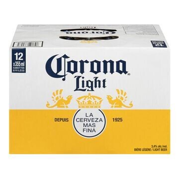 CORONA LIGHT 12 CANETTES 355 ML