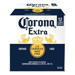 CORONA EXTRA 12 BOUTEILLES 330 ML