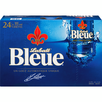 LABATT BLEUE 24 CANETTES 355 ML