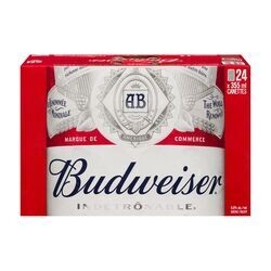 BUDWEISER 24 CANETTES 355 ML