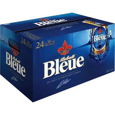 LABATT BLEUE 24 BOUTEILLES 341 ML
