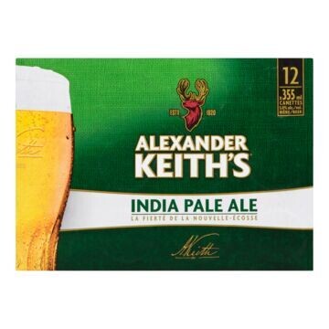 ALEXANDER KEITH&#39;S IPA 12 CANETTES 355 ML