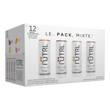 NUTRL MIXTE 12 CANETTES 355 ML