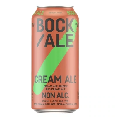 BOCKALE CREAM ALE SANS ALCOOL 473 ML