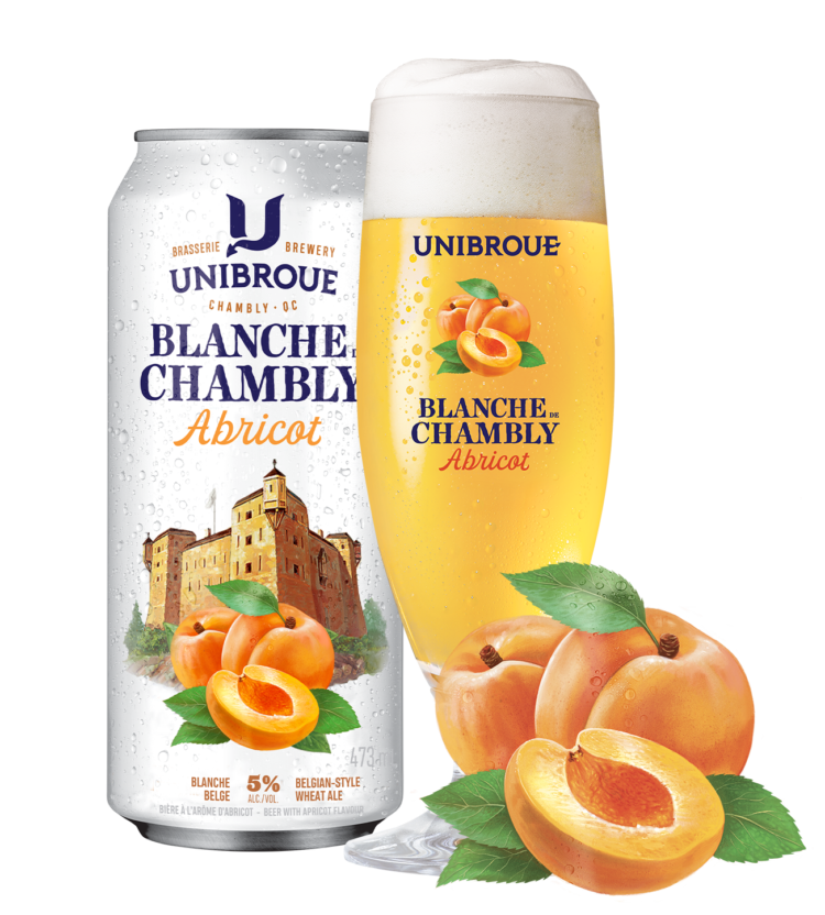 Unibroue Blanche de Chambly Abricot 473mL Can