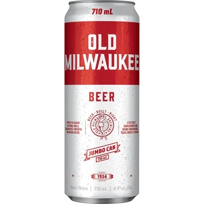 Old Milwaukee Regular 4.9% 710mL Can