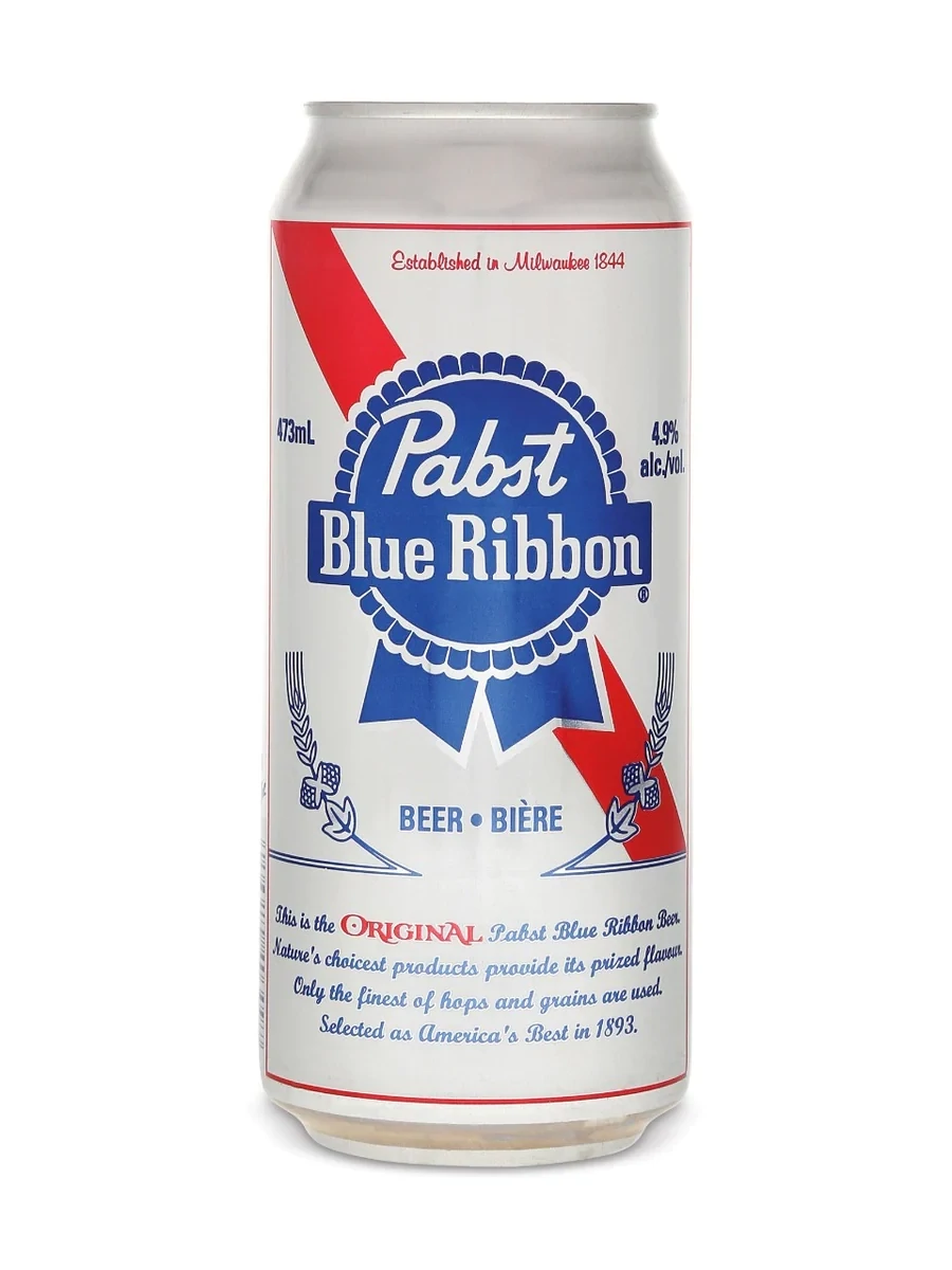 Pabst Blue Ribbon 4.9% 473ml Can Shrinkwrap