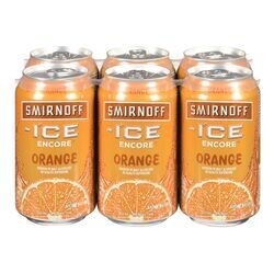 Smirnoff Ice Encore Orange 6x355mL Can Carton Pack