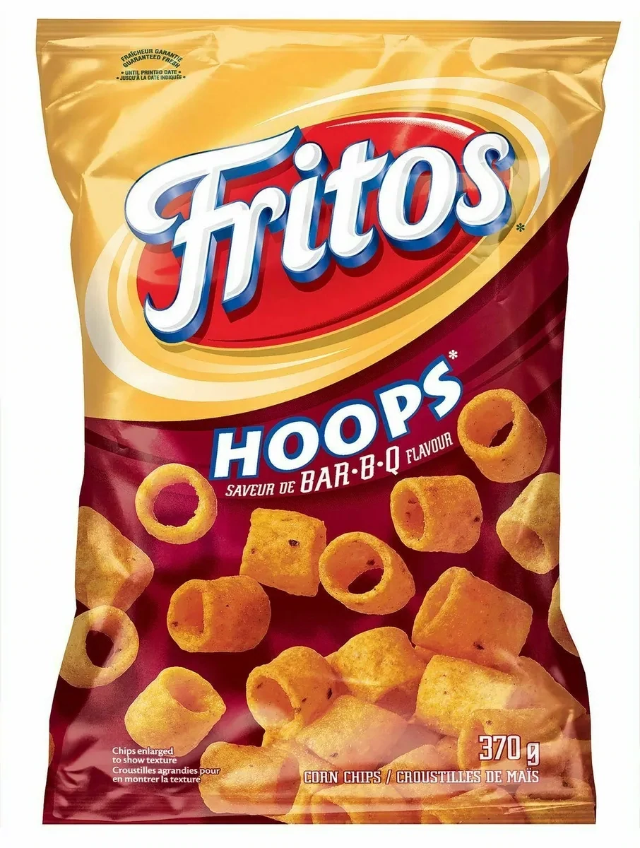 FRITOS HOOPS BBQ 370 GR