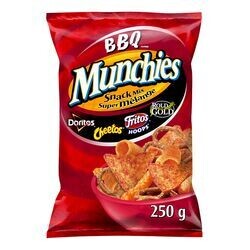 MUNCHIES Super mélange de grignotines BBQ 250 g