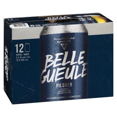 BELLE GUEULE PILSNER 12 CANETTES 355 ML
