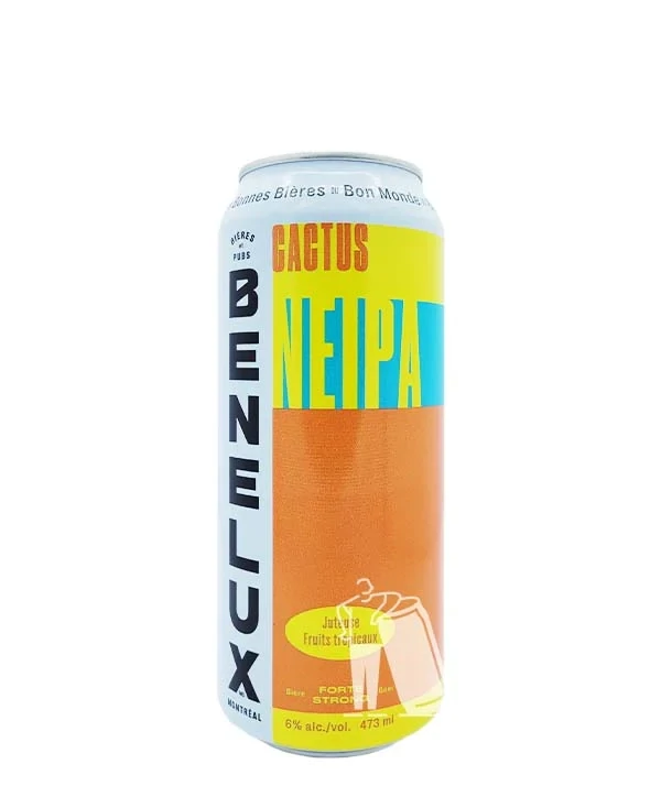 BENELUX CACTUS NEIPA 6% ALC CANETTE 473 ML