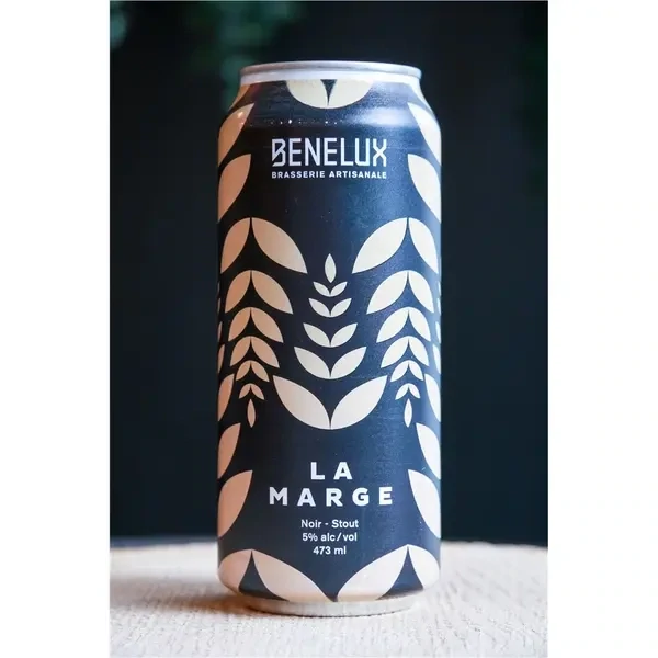 BENELUX LA MARGE NOIR 5.0% ALC CANETTE 473 ML
