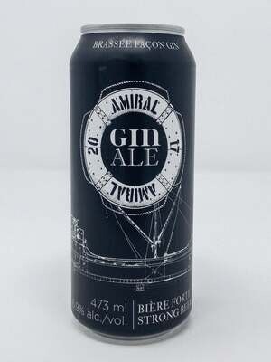 AMIRAL GIN ALE BIERE FORTE 6.9% ALC CANETTE 473 ML