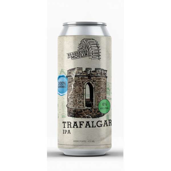 DU MOULIN TRAFALGAR IPA 6% ALC CANETTE 473 ML