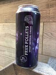 DU MOULIN FEUX FOLLETS STOUT IMPERIAL CASSIS 9.0% ALC CANETTE 473 ML