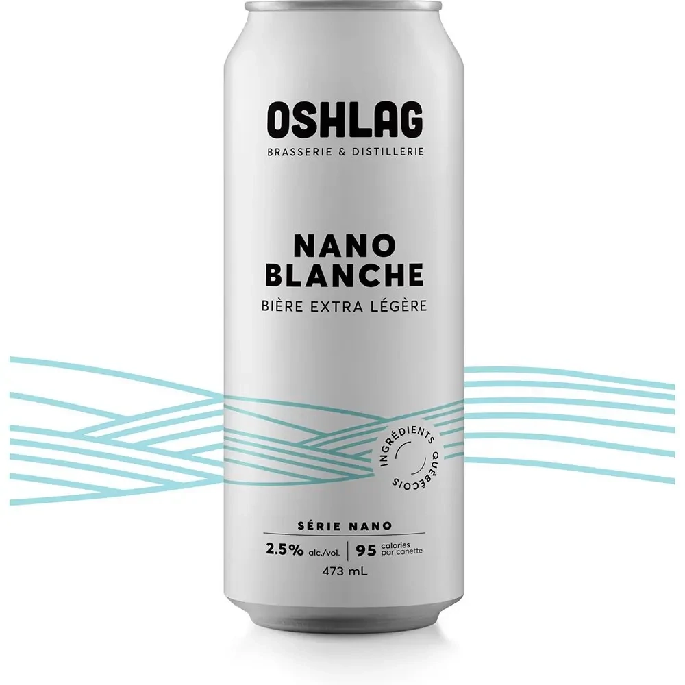 OSHLAG NANO BLANCHE 2.5% ALC CANETTE 473 ML