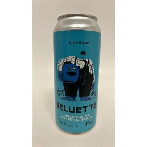 LAC ST-JEAN BELUETTE SURE AUX BLEUETS 5.5% ALC CANETTE 473 ML
