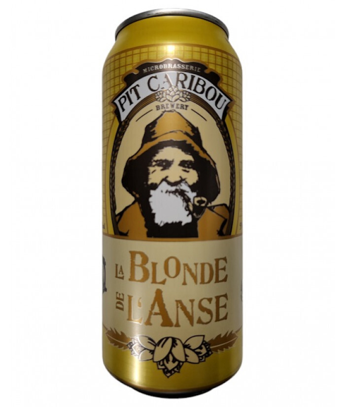PIT CARIBOU LA BLONDE DE L&#39;ANSE 5.0% ALC CANETTE 473 ML