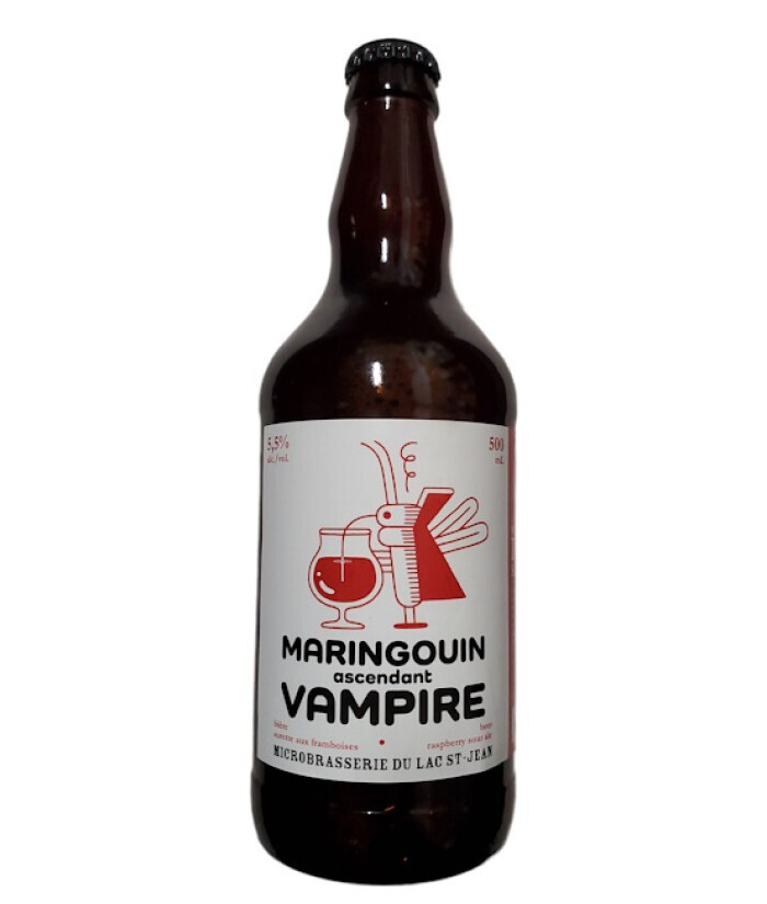 LAC ST-JEAN MARINGOUIN ASCENDANT VAMPIRE 5.5% ALC BOUTEILLE 500 ML