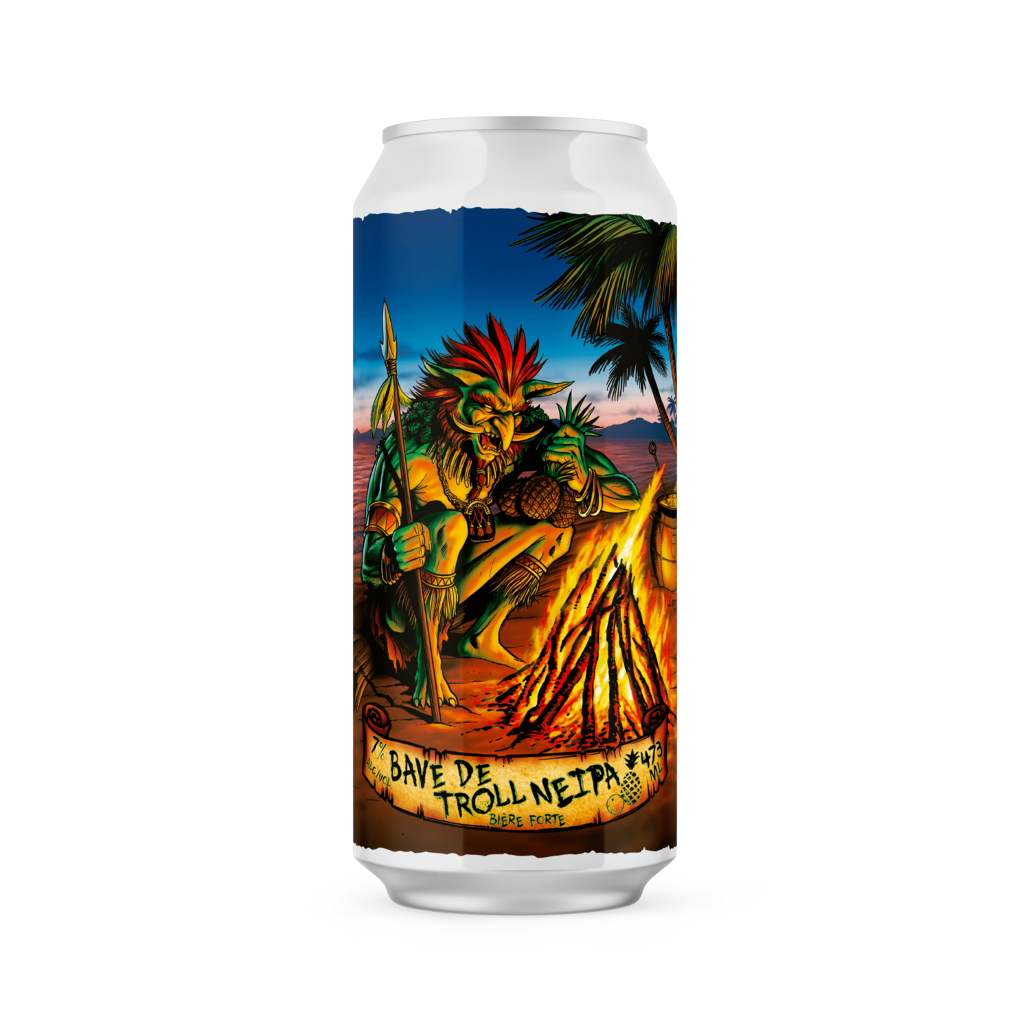BERTHIAUME BAVE DE TROLL NEIPA 7.0% ALC  CANETTE 473 ML