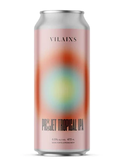 VILAINS PROJET TROPICAL IPA 6.5% ALC  CANETTE 473 ML