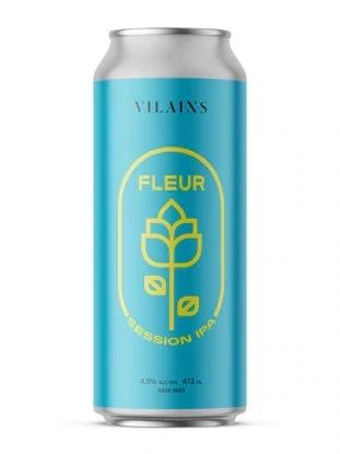 VILAINS FLEUR SESSION IPA 4.5% ALC  CANETTE 473 ML