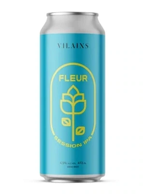 VILAINS FLEUR SESSION IPA 4.5% ALC  CANETTE 473 ML