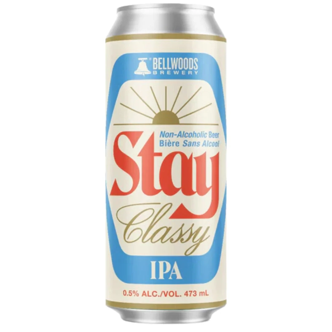 BELLWOODS STAY CLASSY IPA 0% ALC CANETTE 473 ML