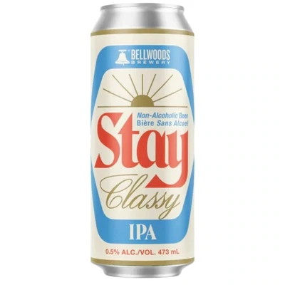 BELLWOODS STAY CLASSY IPA 0% ALC CANETTE 473 ML