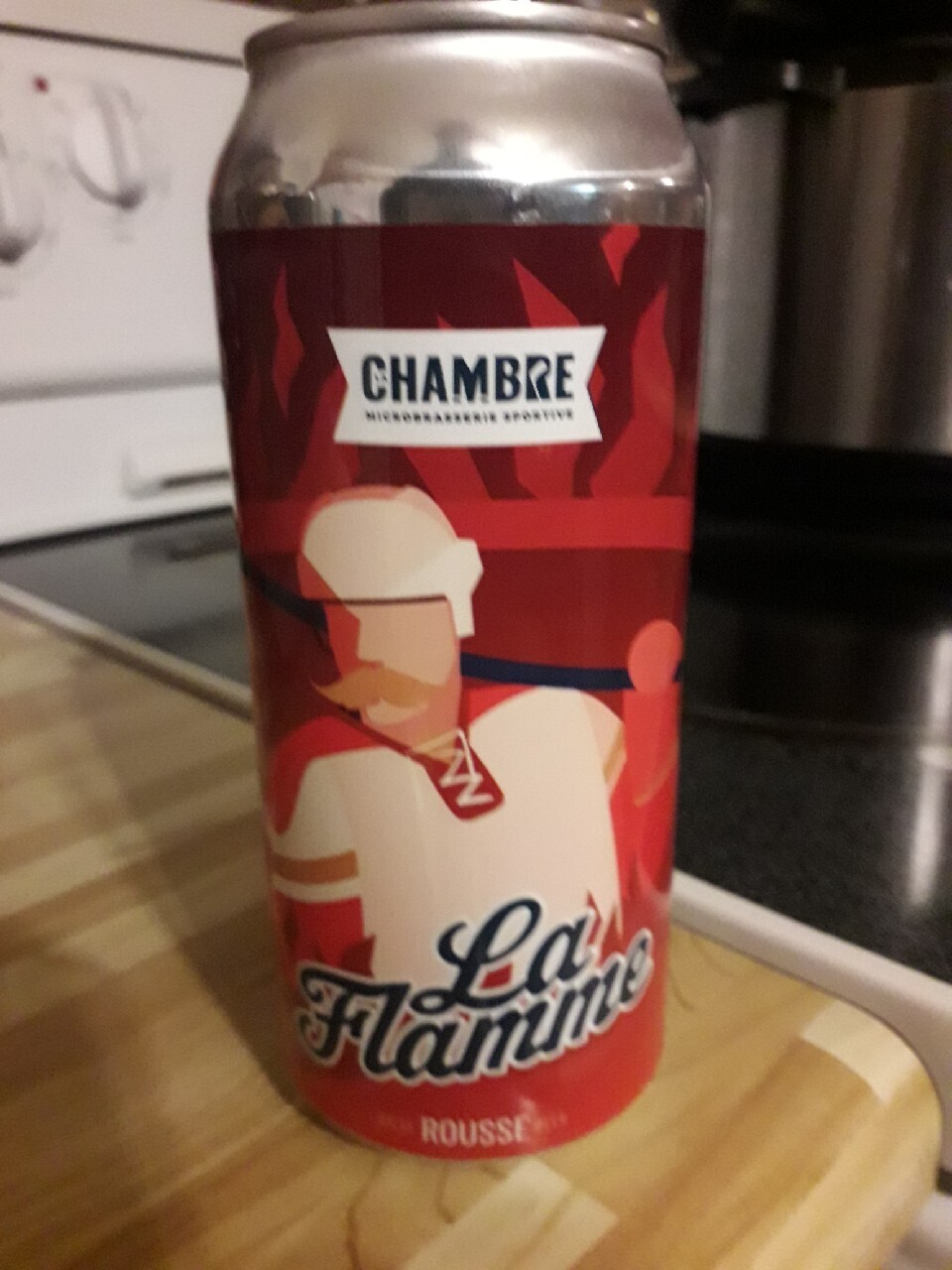LA CHAMBRE LA FLAMME ROUSSE % ALC CANETTE 473 ML