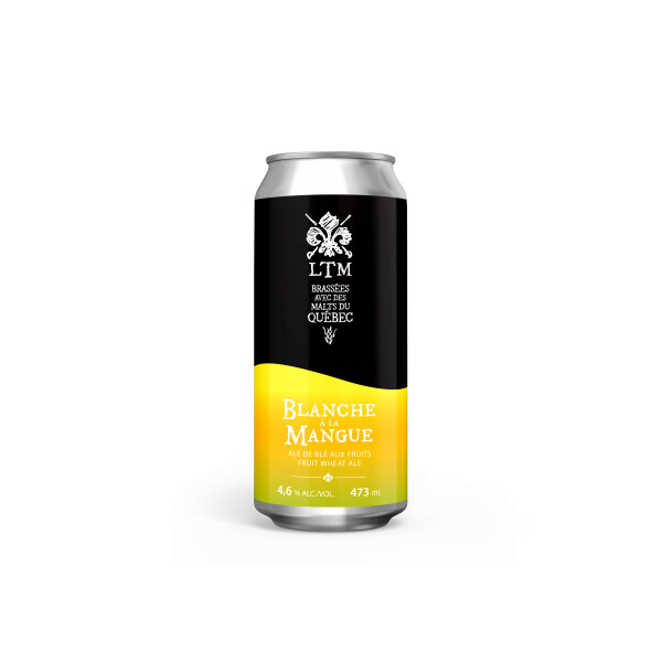 TROIS MOUSQUETAIRE BLANCHE A LA MANGUE 4.6% ALC CANETTE 473 ML