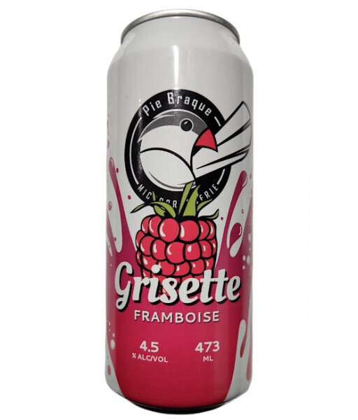 PIE BRAQUE GRISETTE FRAMBOISE 4.5% ALC CANETTE 473 ML