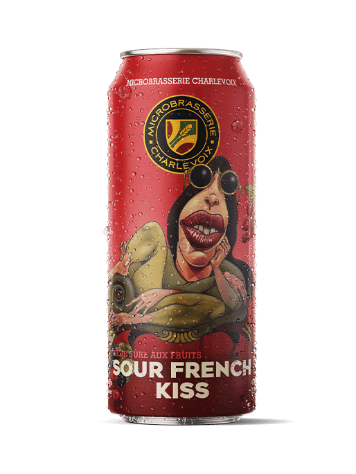 CHARLEVOIX SOUR FRENCH KISS 4.5% ALC CANETTE 473 ML