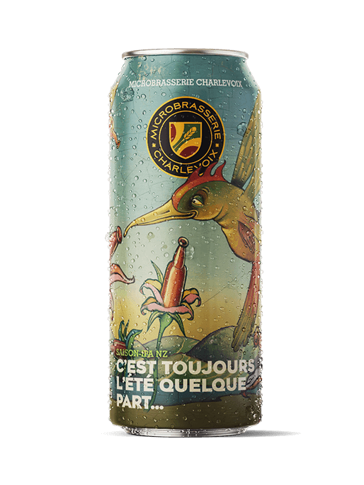 CHARLEVOIX C&#39;EST TOUJOURS L&#39;ETE QUELQUE PART  SESSION IPA 5.4% ALC CANETTE 473 ML